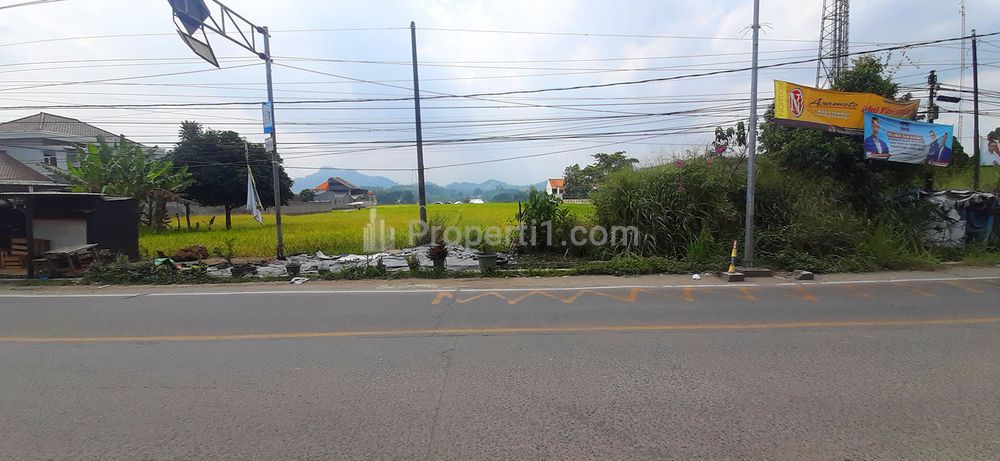 Dijual Tanah Komersial di Jalan Raya Batujajar Bandung Barat