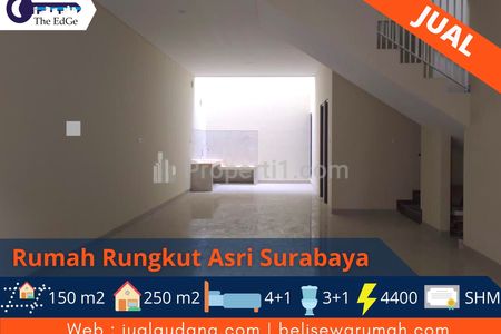 Dijual 2 Unit Rumah Siap Huni di Rungkut Asri Utara Surabaya - The EdGe