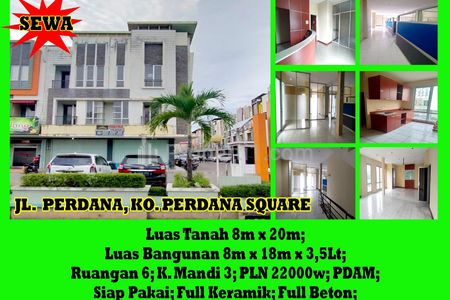 Disewakan Ruko Perdana Square Kota Pontianak - Alfa Property