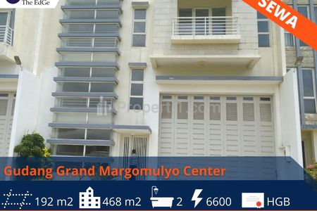 Disewakan Gudang Margomulyo Grand Center Surabaya - The EdGe