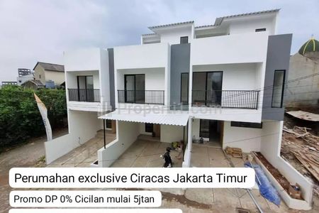 Jual Rumah 2 Lantai 700 Jutaan di Ciracas Jakarta Timur