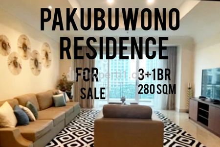 Jual Apartemen Pakubowono Residence, Bagus dan Furnished, 3+1 BR, 280 sqm, Direct Owner - Yani Lim 08174969303
