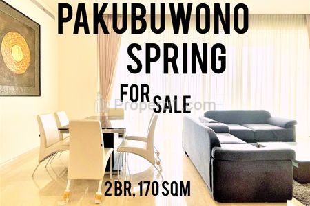 Jual Apartemen Pakubuwono Spring Termurah 2BR, 170sqm, Furnished, Perfect for Investor - Yani Lim 08174969303