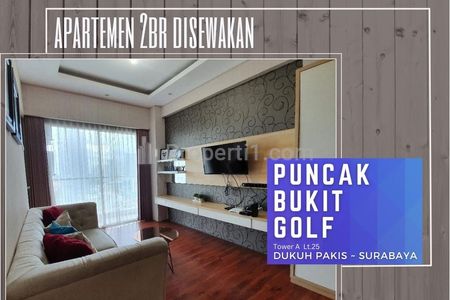 Disewakan Apartemen 2 Bedrooms Furnished di Puncak Bukit Golf Surabaya