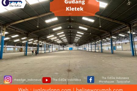 Disewakan Gudang di Jalan Raya Kletek Unit 1C  Sidoarjo