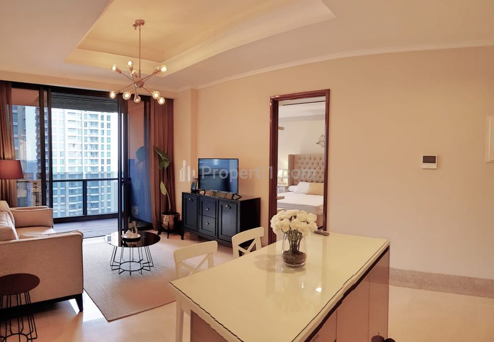 Sewa Apartemen 2 BR Full Furnished District 8 Senopati Jakarta Selatan (Best Unit)