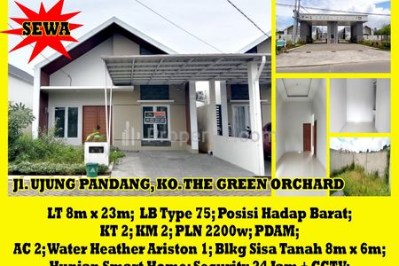 Disewakan Rumah The Green Orchard Jl. Ujung Pandang Kota Pontianak - Alfa Property