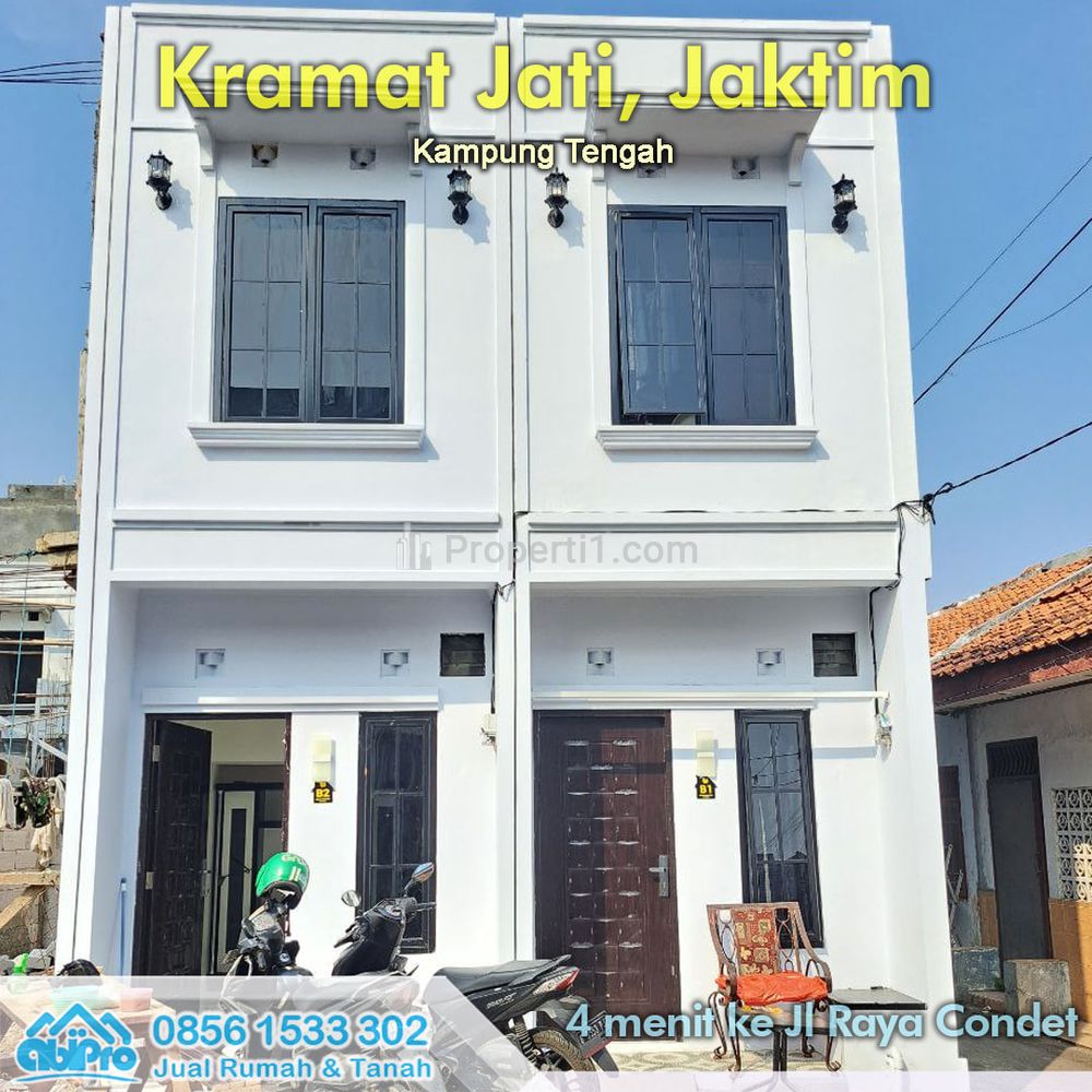 Jual Rumah Murah Jakarta dekat Jalan Raya Condet dan Pasar Kramat Jati Jakarta Timur