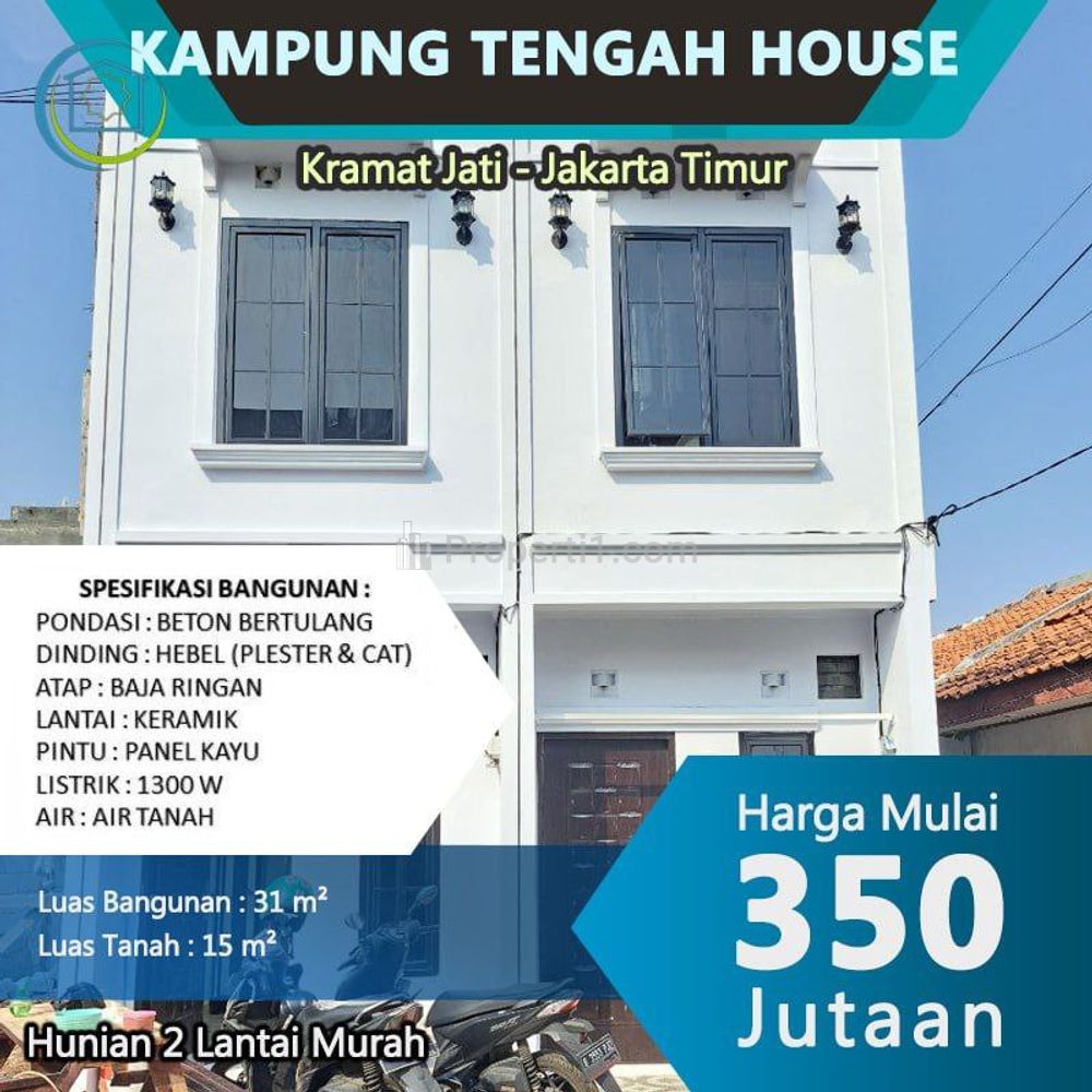 Jual Rumah Murah Jakarta dekat Jalan Raya Condet dan Pasar Kramat Jati Jakarta Timur