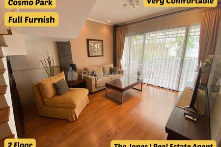 Disewakan Apartemen Cosmo Park Jakarta Residences Thamrin City - 3 Bedroom Full Furnished Dekat, dengan Grand Indonesia - Kode 018