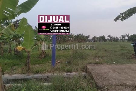 Dijual Tanah untuk Gudang atau Pabrik di Pinggir Jalan Lempuyang Plawangan Anjatan Indramayu