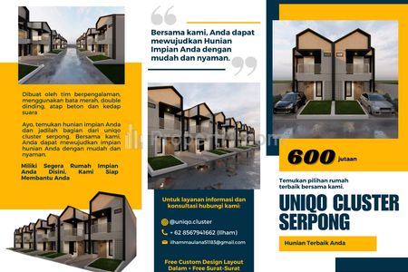 Jual Rumah Idaman Terbaik di Tangsel Serpong dengan Harga Terbaik Hanya 600 Jutaan