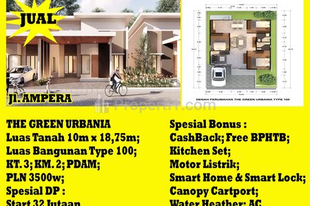 Dijual Rumah The Green Urbania Type 100 di Jalan Ampera Pontianak - Alfa Property