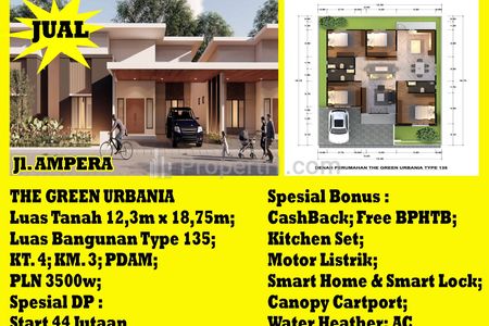 Dijual Rumah The Green Urbania Type 135 Kota Pontianak - Alfa Property