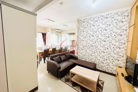 Disewakan Apartemen Sudirman Park - 2 Bedroom Full Furnished, dekat Citywalk Sudirman dan Stasiun MRT - Kode 072