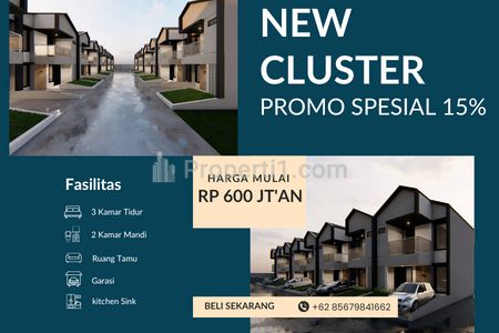 Dijual Rumah Murah Terbaik di Serpong - Hanya 600 Jutaan, dekat Stasiun Rawabuntu dan Mall Paradise Walk