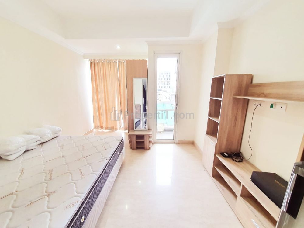 Disewakan Apartemen Menteng Park - Studio Full Furnished, dekat Taman Ismail Marzuki dan RSCM - Kode 087