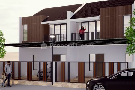 Jual Rumah Brand New Lokasi Strategis di Meruyung Depok - 2 Lantai, 3 Kamar