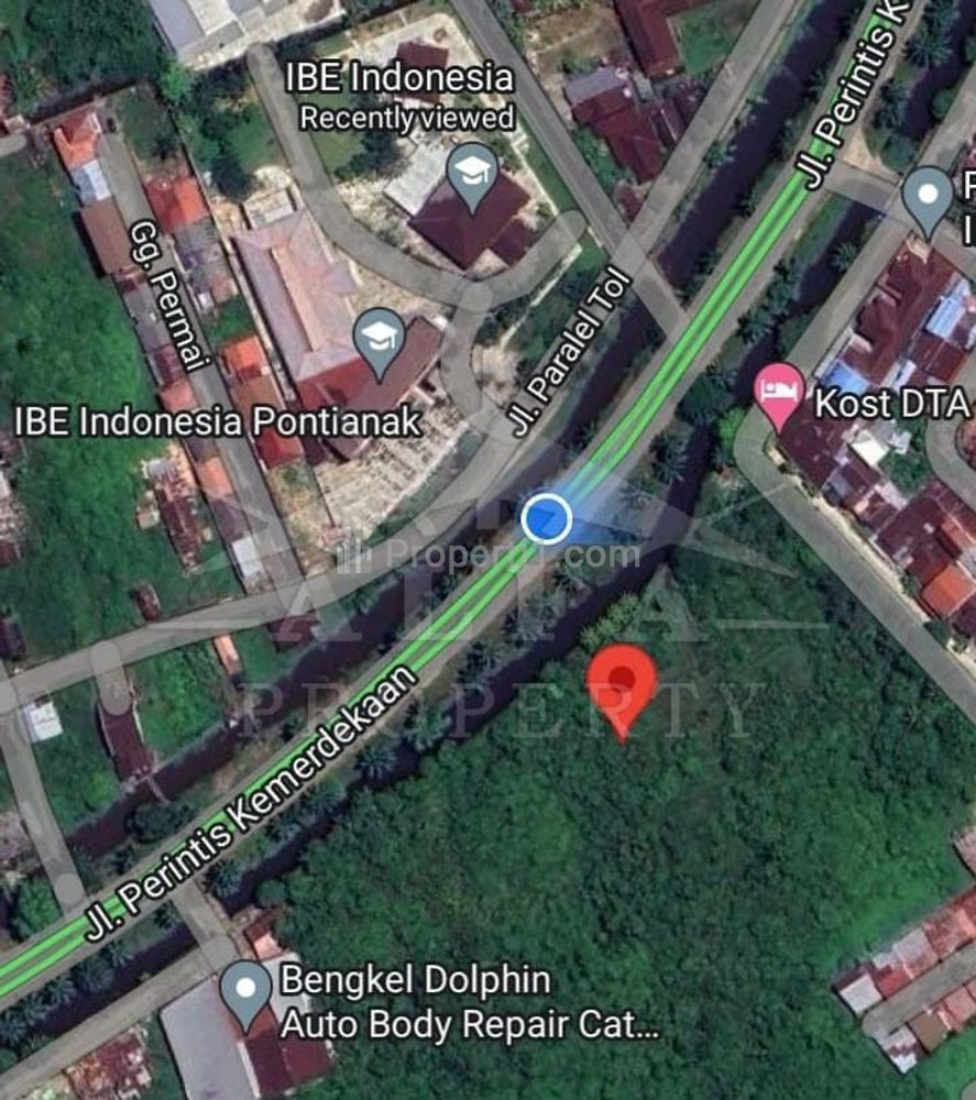 Tanah Dijual di Jalan Perintis Kemerdekaan Kota Pontianak - Alfa Property