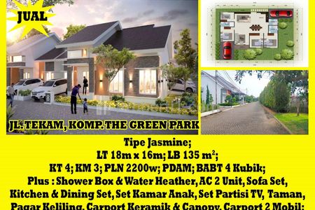 Dijual Rumah The Green Park Type Jasmine Kota Pontianak - Alfa Property