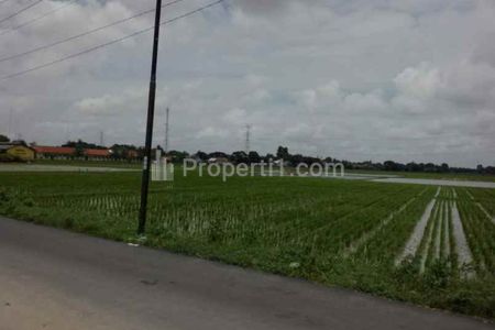 Dijual Tanah untuk Bangun Cluster atau Gudang Strategis di Pinggir Jalan Raya Tambelang Kabupaten Bekasi