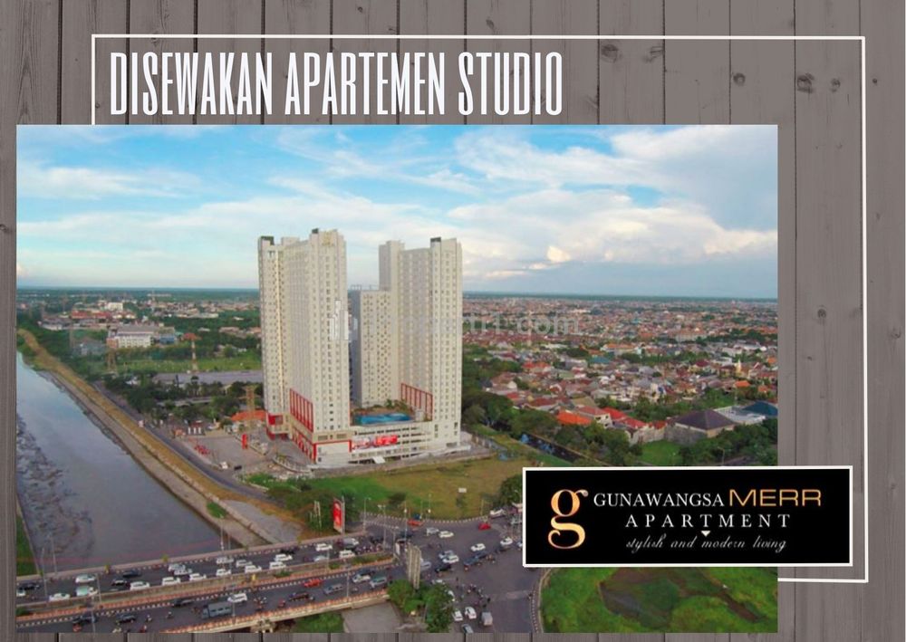 Disewakan Apartemen Studio Kosongan di Gunawangsa MERR Surabaya