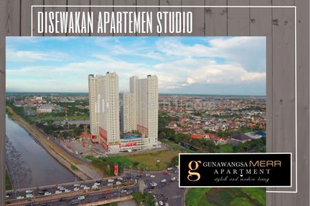 Disewakan Apartemen Studio Kosongan di Gunawangsa MERR Surabaya
