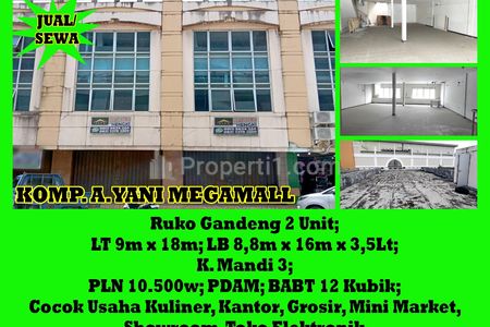 Alfa Property - Dijual Ruko 3.5 Lantai di Jl. Ahmad Yani Mega Mall Pontianak