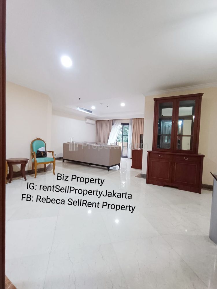 Sewa Apartemen Kusuma Candra SCBD Sudirman - 2+1 BR Furnished