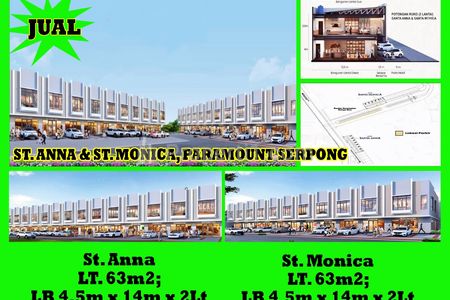 Dijual Ruko Santa Anna & Santa Monica di Gading Serpong - Alfa Property