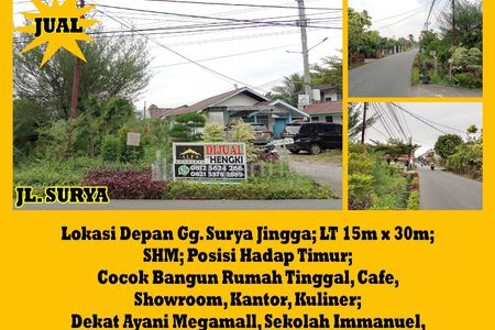 Dijual Tanah di Jalan Surya Kota Pontianak - Alfa Property