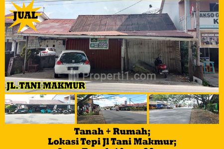 Alfa Property - Dijual Tanah di Jalan Tani Makmur Pontianak - Luas Tanah 360 m2