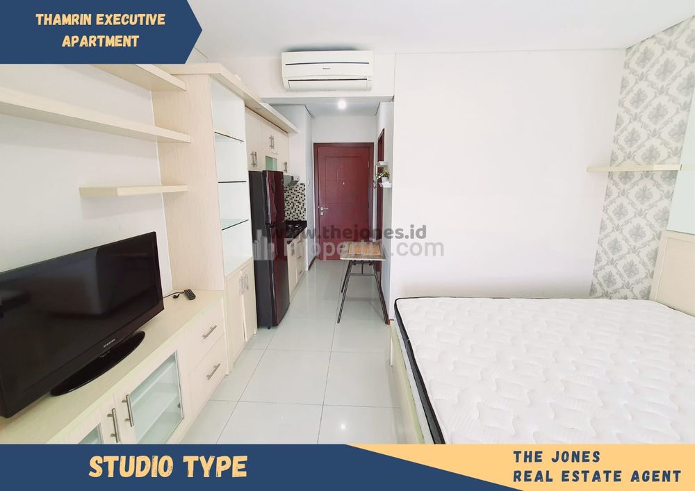 Dijual Murah Butuh Uang (BU) Apartemen Thamrin Executive Residences Tipe Studio Furnished, dekat Grand Indonesia