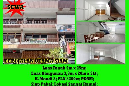 Disewakan Ruko Jalan Siam Kota Pontianak - Alfa Property