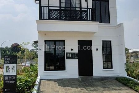 Dijual Rumah Tipe Tulis Batik Signature Cibubur Wanaherang Gunung Putri Bogor