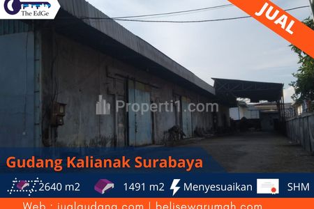 Dijual Gudang SHM Kalianak Asemrowo - 19 Menit ke Pelabuhan Surabaya