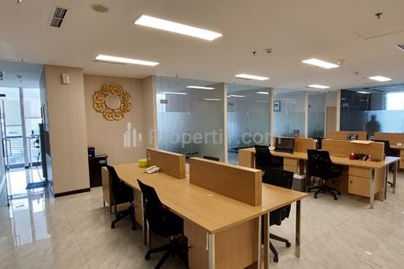 Disewakan Office Space Fully Furnished di District 8 SCBD Luas 318 m2