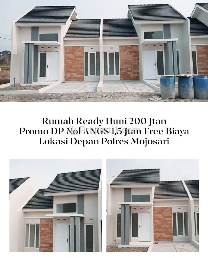 Dijual Rumah Ready Huni KPR DP Nol Angsuran 1Jutaan Mojosari dekat RS Soekandar Mojokerto - Graha Menanggal Indah