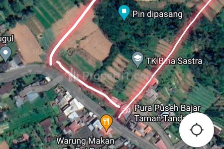 Dijual Tanah Pinggir Jalan di Baturiti Tabanan Bali - View Pegunungan Bedugul