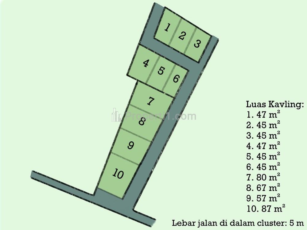Dijual Tanah Kavling Kecil di Pancoran Mas Depok