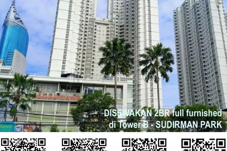 Sewa Apartemen Sudirman Park Tower B - Kawasan CBD Jakarta | 2BR Full Furnished