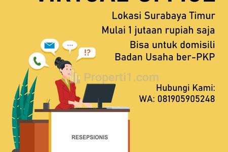 Sewa Virtual Office Mulai 99 ribu di Surabaya Timur