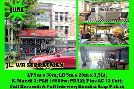 Dijual Ruko Jalan WR Supratman Kota Pontianak