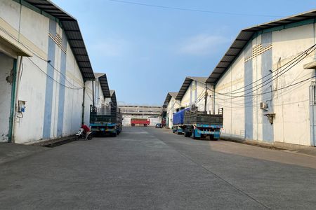 Dijual Murah Gudang Sentra Kosambi Tangerang - Bisa Akses Container 40 Feet