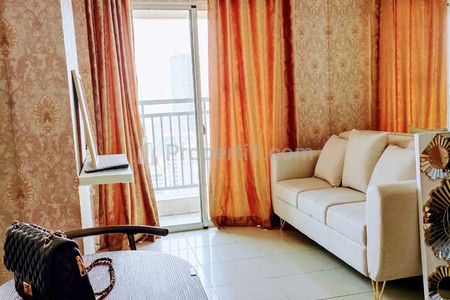 Sewa Apartemen Cosmo Terrace Thamrin City - 2 Bedroom Full Furnished, dekat Grand Indonesia dan Pasar Tanah Abang - Kode 0137