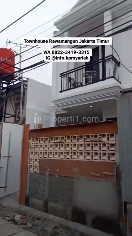 Jual Townhouse Cantik Modern di Rawamangun Pusat Kota Jakarta Timur