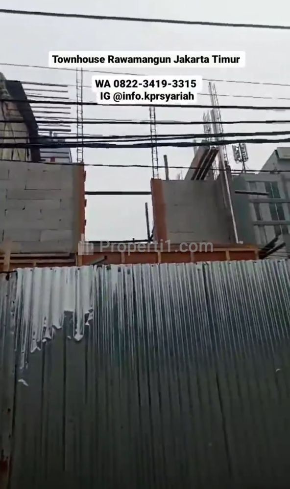 Jual Townhouse Cantik Modern di Rawamangun Pusat Kota Jakarta Timur