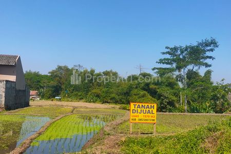 Jual Tanah dekat RS Marsudi Waluyo Singosari, Kabupaten Malang - Luas 1.570 m2