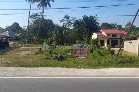 Dijual Tanah Ukuran 15x50 Pinggir Jalan Poros Bandara Onewila Ranomeeto Konawe Selatan Sulawesi Tenggara - Hanya 5 Menit dari Bandara