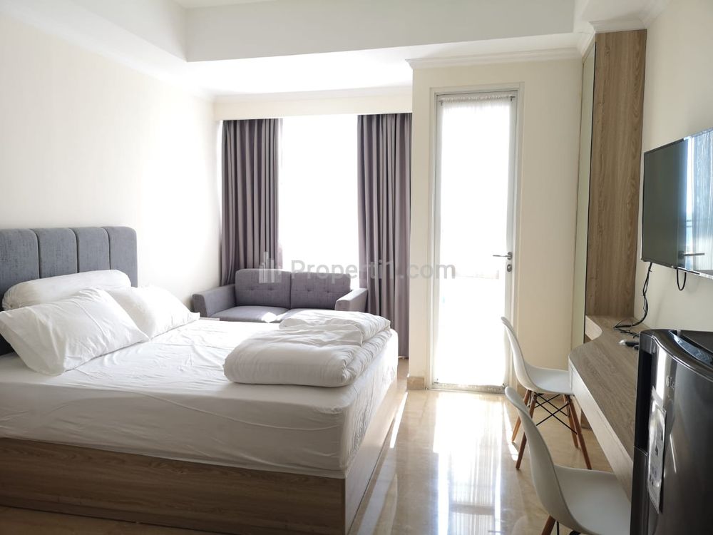 Sewa Apartemen Menteng Park Type Studio Full Furnished, dekat Taman Ismail Marzuki - Kode 0168